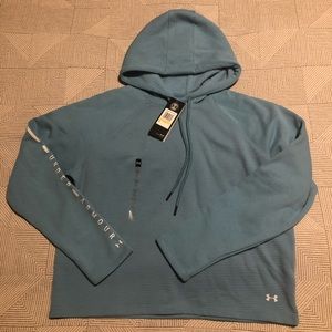 Under armour hoodie wth ribbed detail